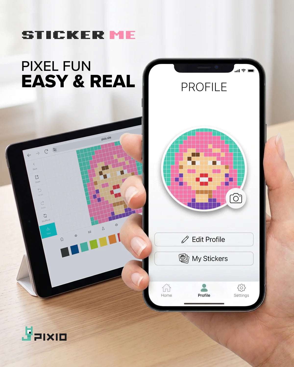 Pixio Sticker Me 1x artboard